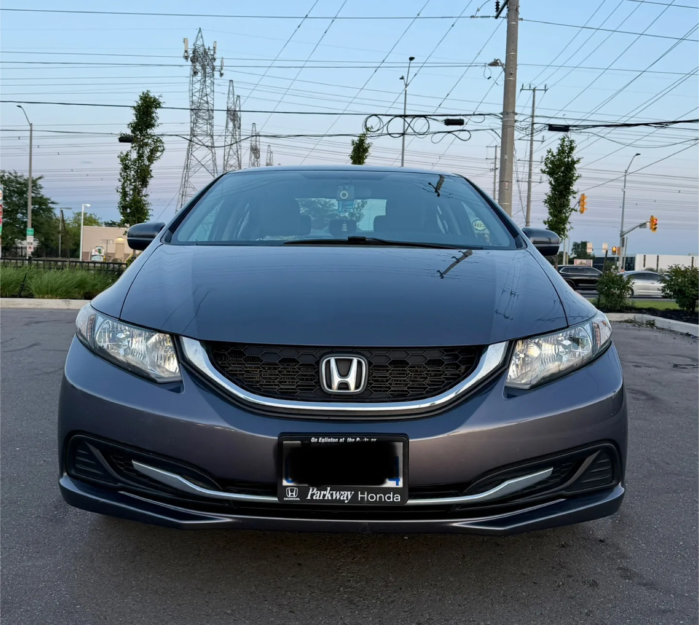 2014 Honda Civic LX Sedan - Grey - Great Condition thumbnail