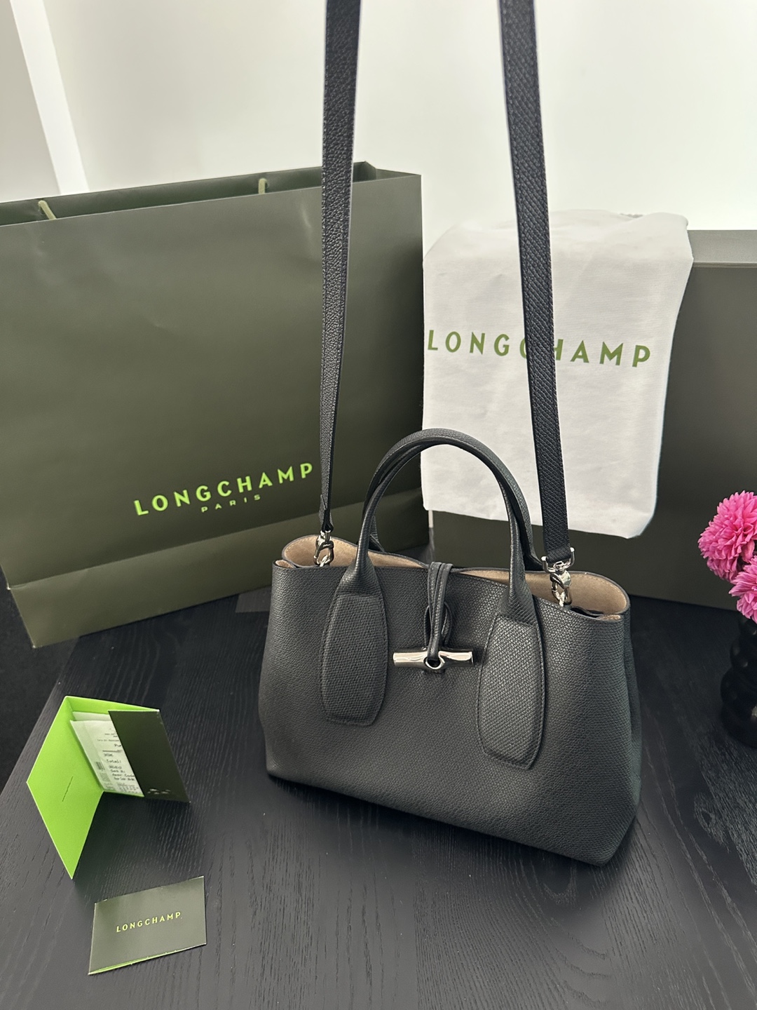 Longchamp le Roseau shoulder bag