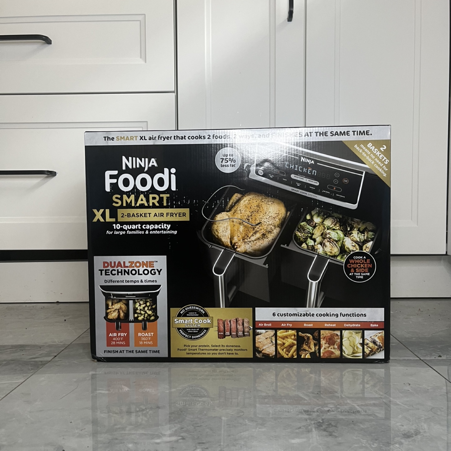 Ninja Foodi Smart XL 2-Basket Air Fryer