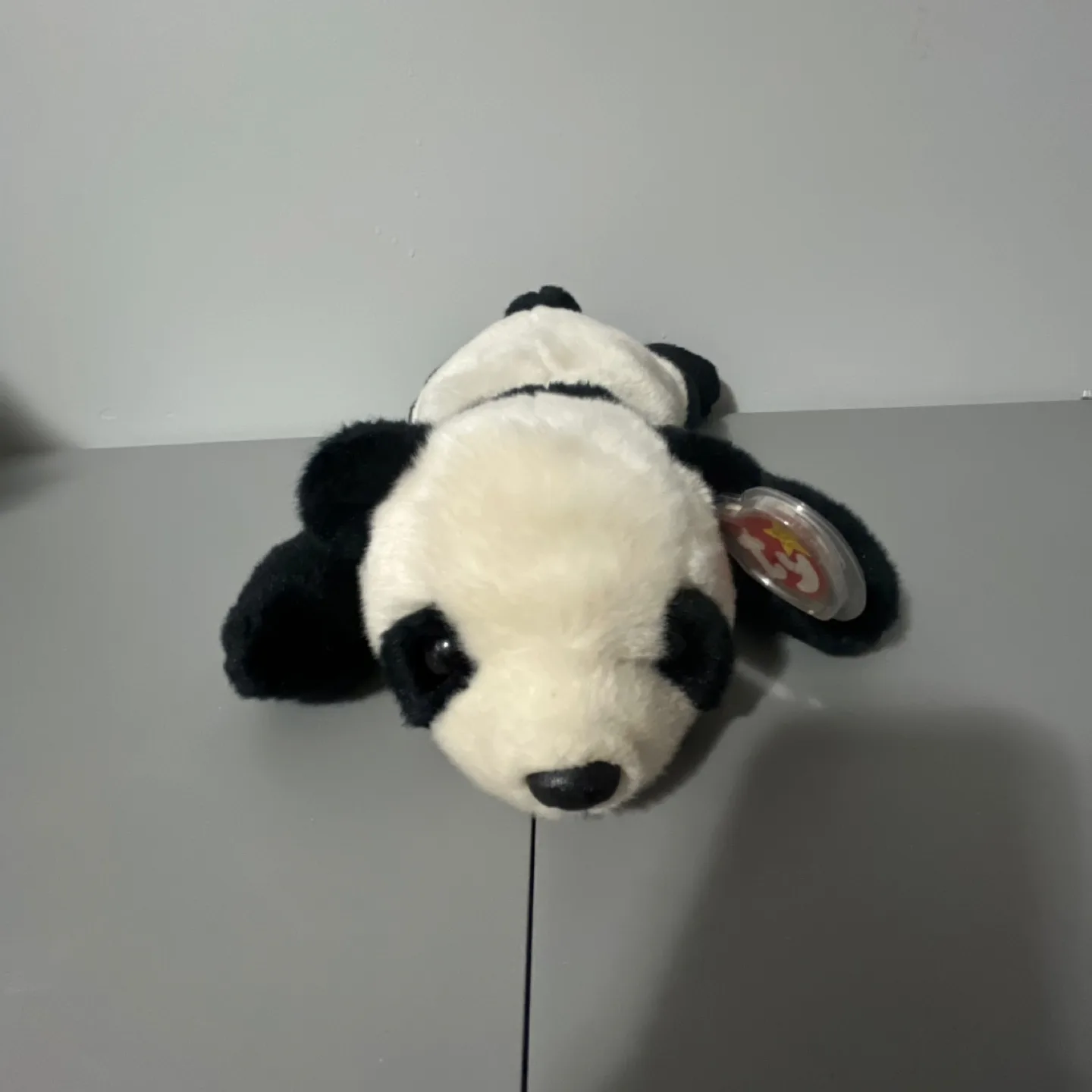 Vintage TY Beanie Buddies Collection Peking The Panda 1998 14” thumbnail
