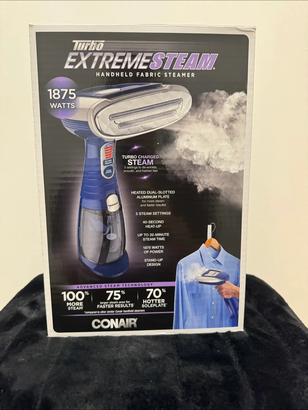 Conair Turbo ExtremeSteam Handheld Fabric Steamer thumbnail
