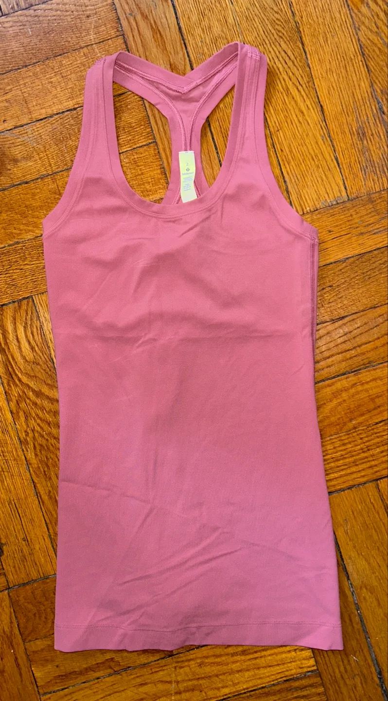 Lululemon Racerback Rose Pink Tank Top - Size 2 thumbnail