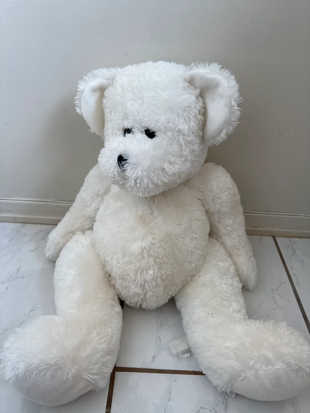 White Plush Teddy Bear thumbnail