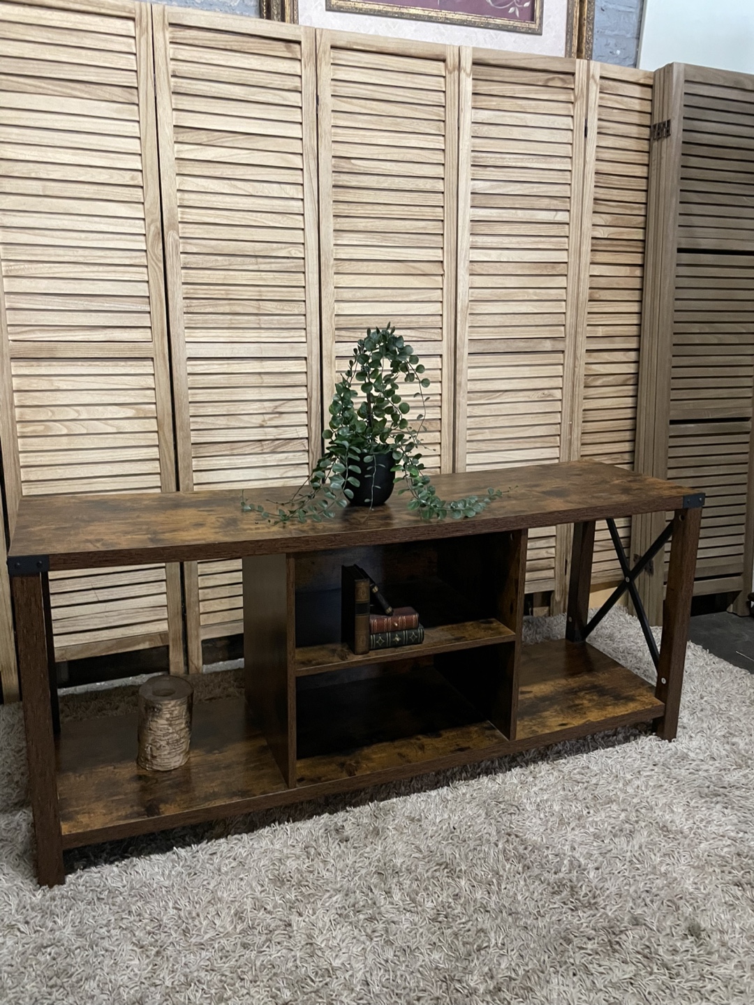 Rustic Brown TV Stand