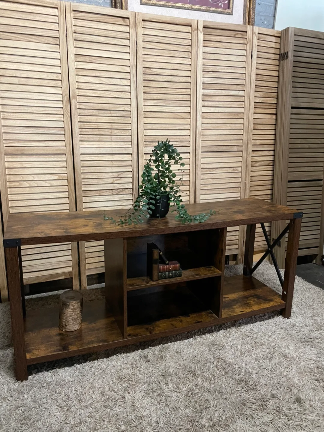 Rustic Brown TV Stand thumbnail