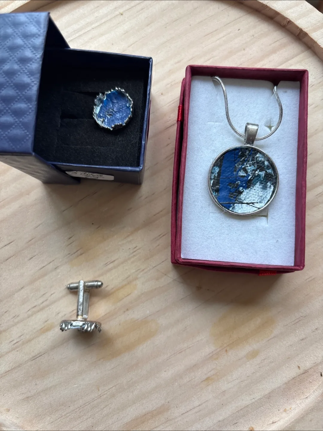 His & Her Necklace, Cufflink Set- Great gift! thumbnail