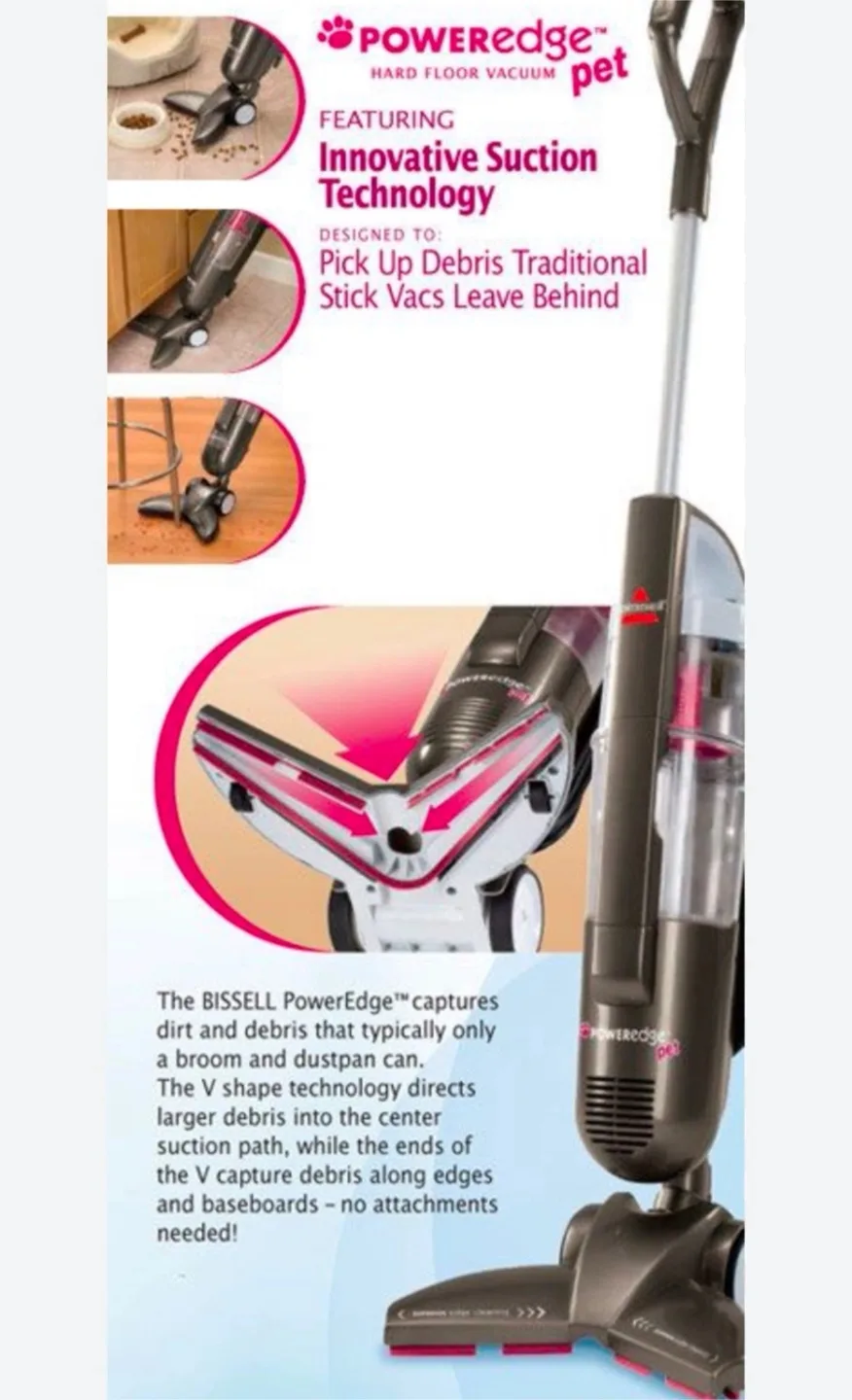 Bissell PowerEdge Pet Hard Floor Vacuum (Bagless) image indicator(7)