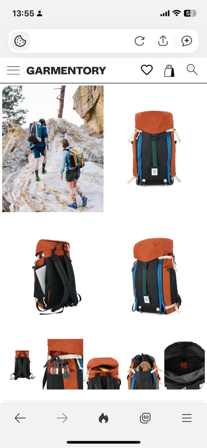 Topo Designs 28L Mountain Pack Backpack Clay - photo 3