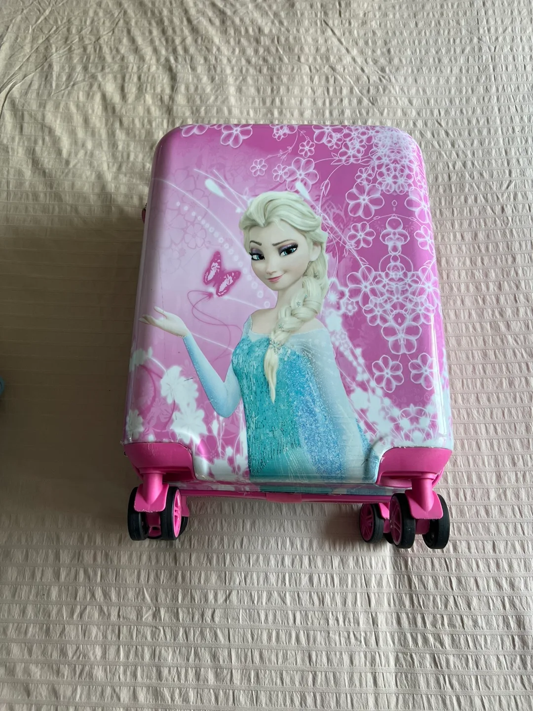 Disney Frozen Elsa Kids Rolling Luggage Suitcase thumbnail