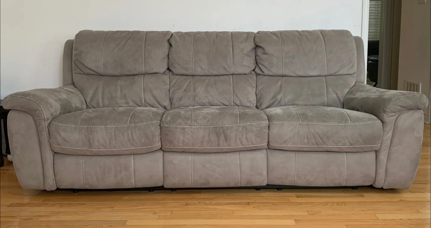 Taupe Reclining Sofa / Couch Set (3 Pieces) image indicator(4)