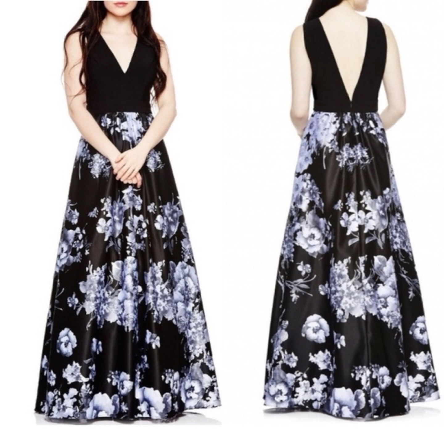 Betsy & Adam Floral Print Dress
