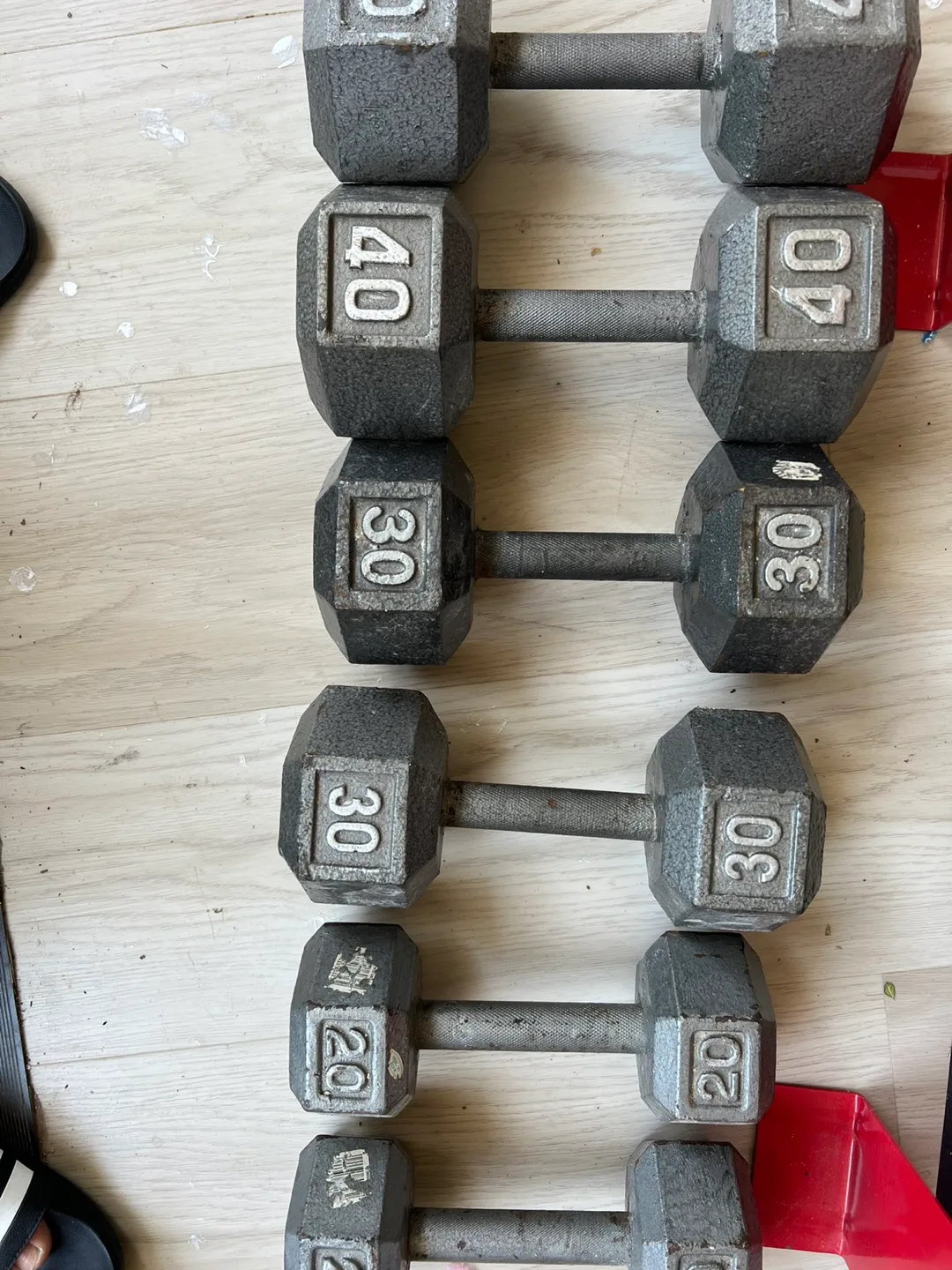 Dumbbell Set with Rack - 20, 30, 40 lbs image indicator(2)