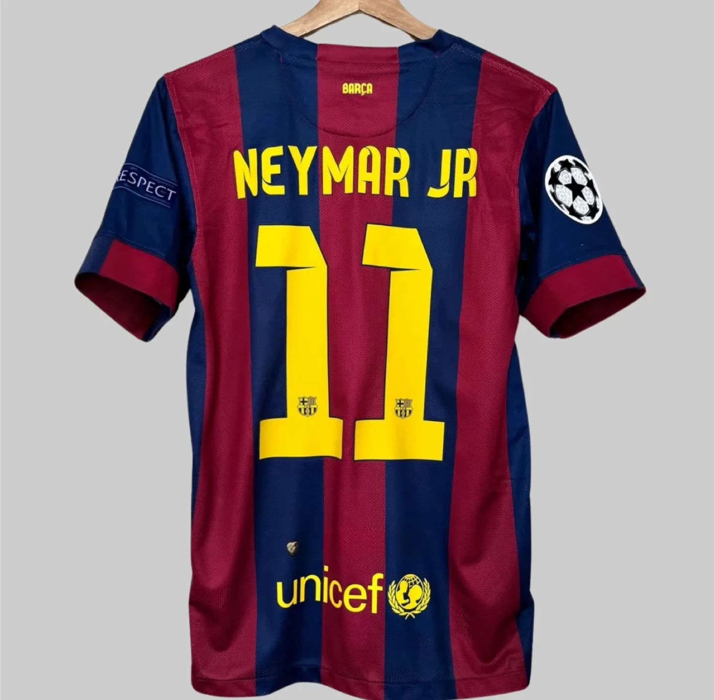 Neymar Jr Barcelona 2014/15 UCL Jersey All Sizes thumbnail