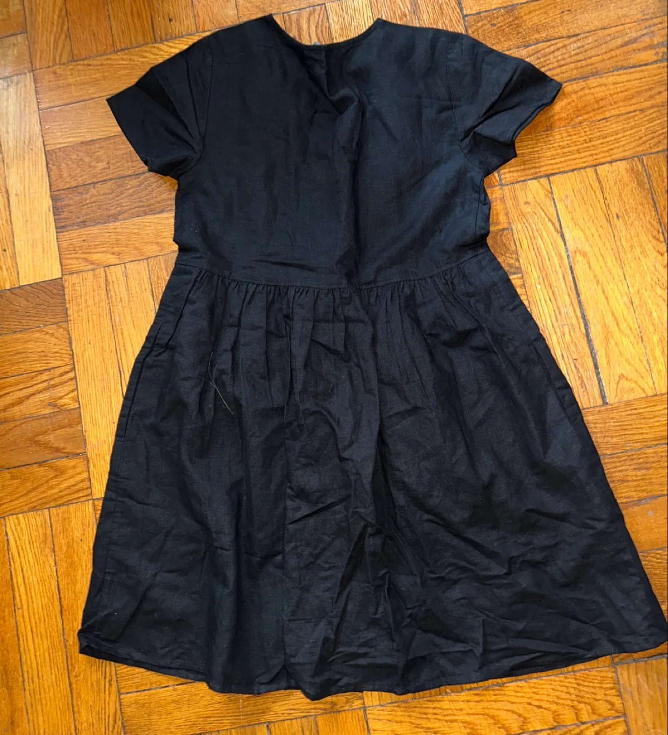 Madewell Black Babydoll Dress - NEW - Size XXS image indicator(3)