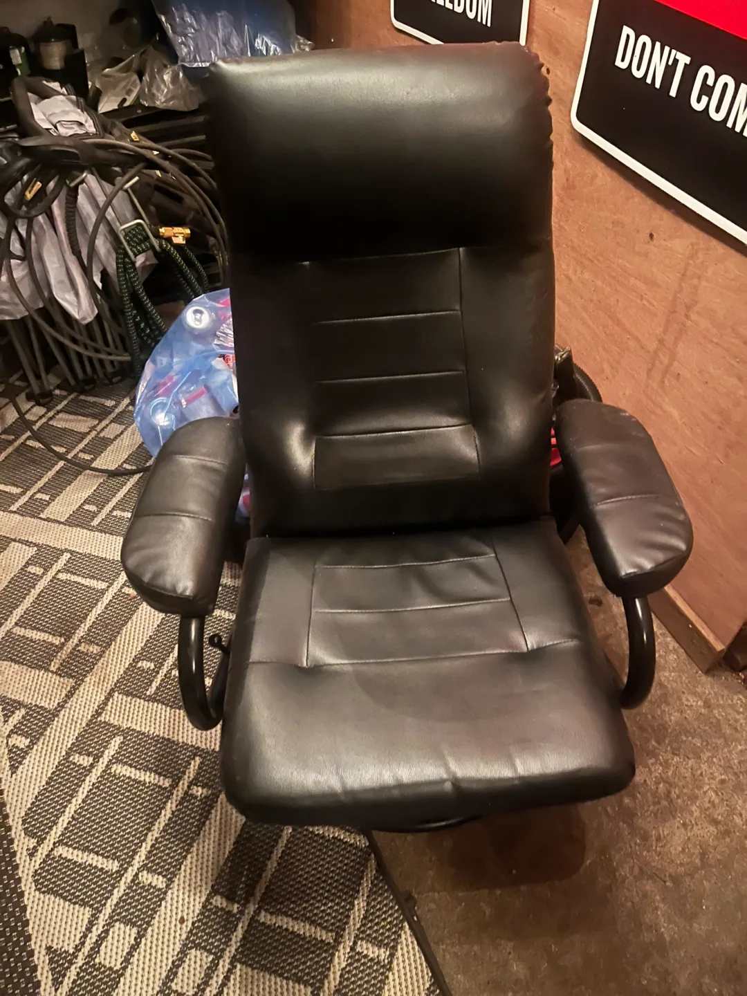Black Leather Office Chair