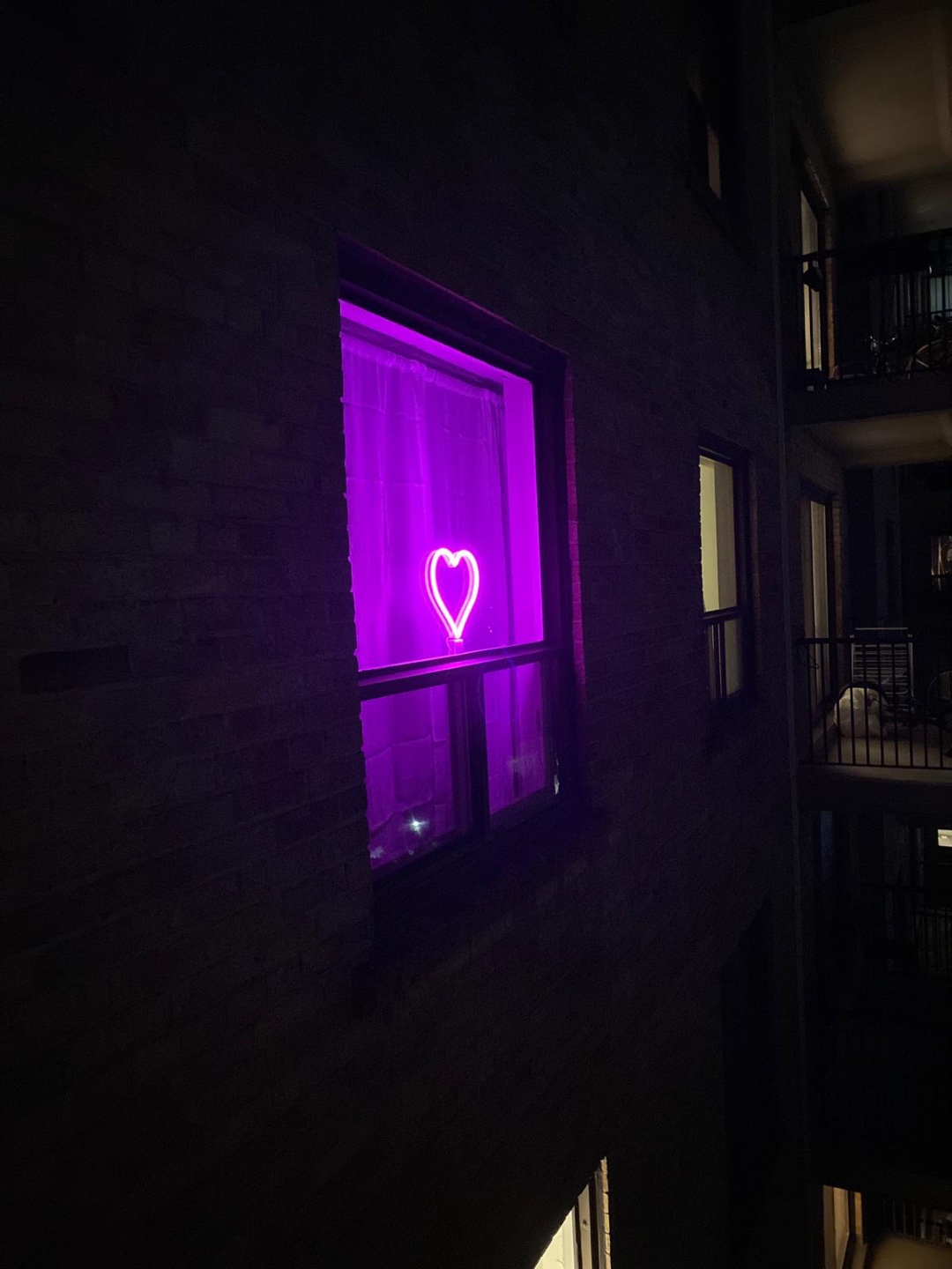 Heart Neon Sign - $25 (OBO)
