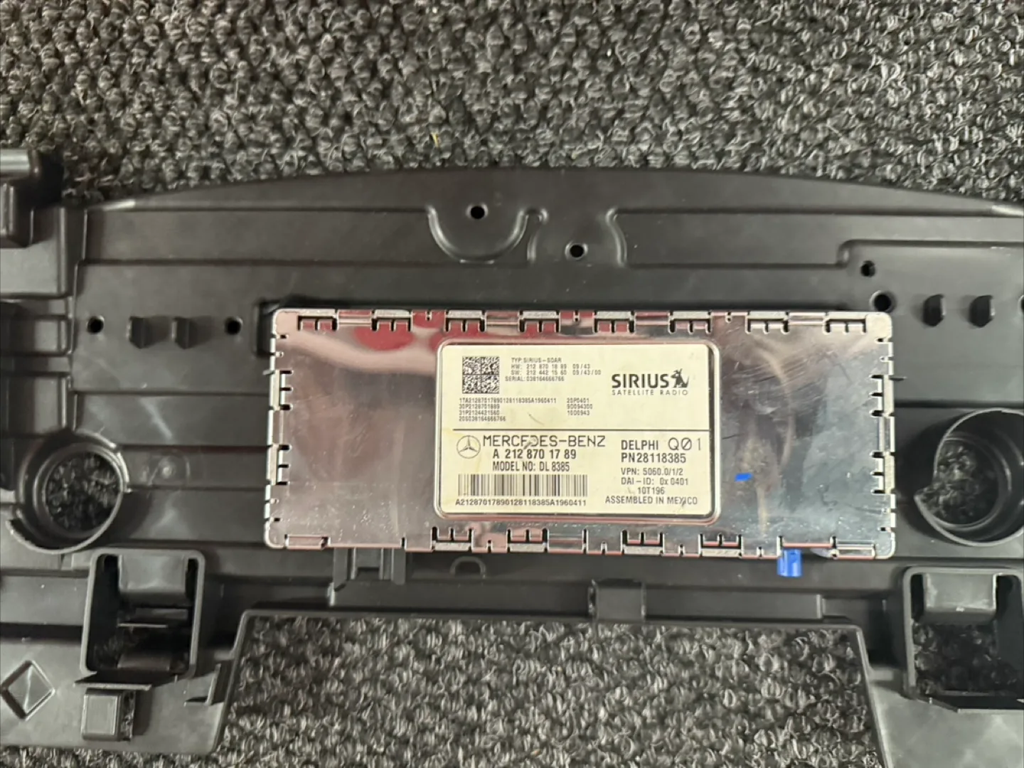 Mercedes-Benz Delphi Q01 Sirius Satellite Radio Module thumbnail