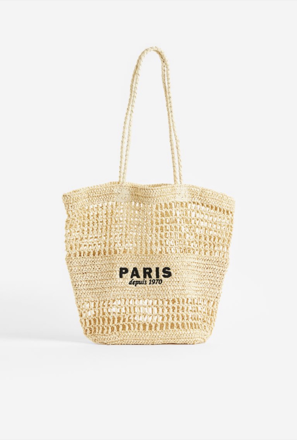 Straw shopper bag H&M - photo 2