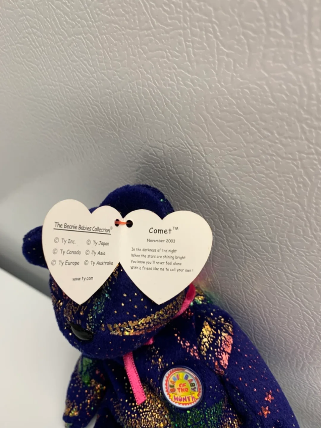 Ty Beanie Baby Comet November 2003 image indicator(4)