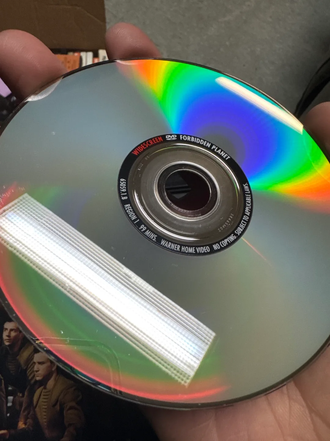 Forbidden Planet DVD double sided image indicator(3)