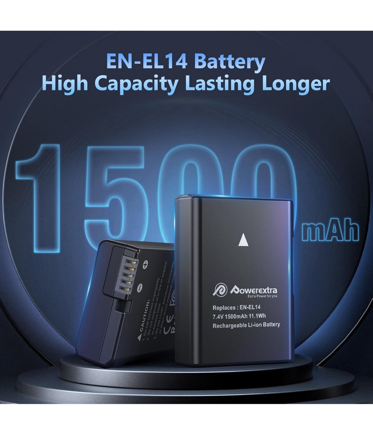 Powerextra EN-EL14 Battery Charger for Nikon - photo 4