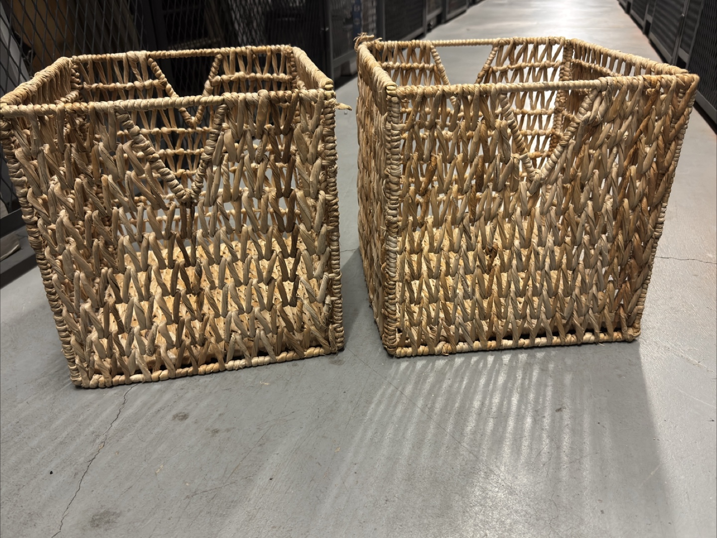 Woven Storage Baskets - Set of 2