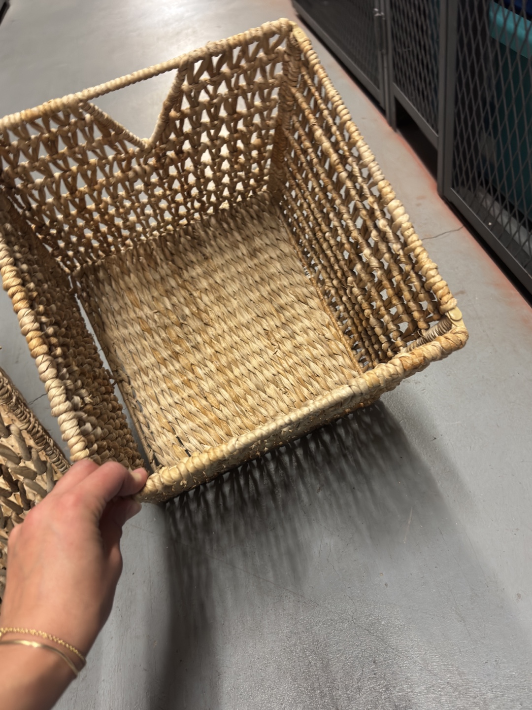 Woven Storage Baskets - Set of 2 - photo 2