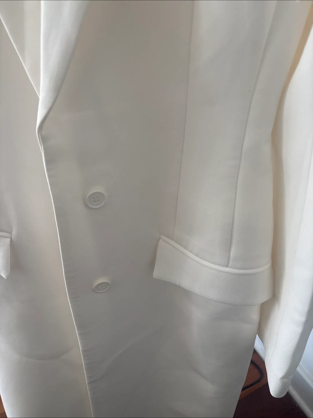 CHATS by C.DAM Off White Coat UK 10- New With Tags image indicator(4)