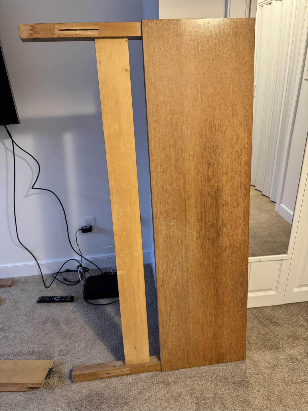 Natural Wooden Bed Frame - photo 5