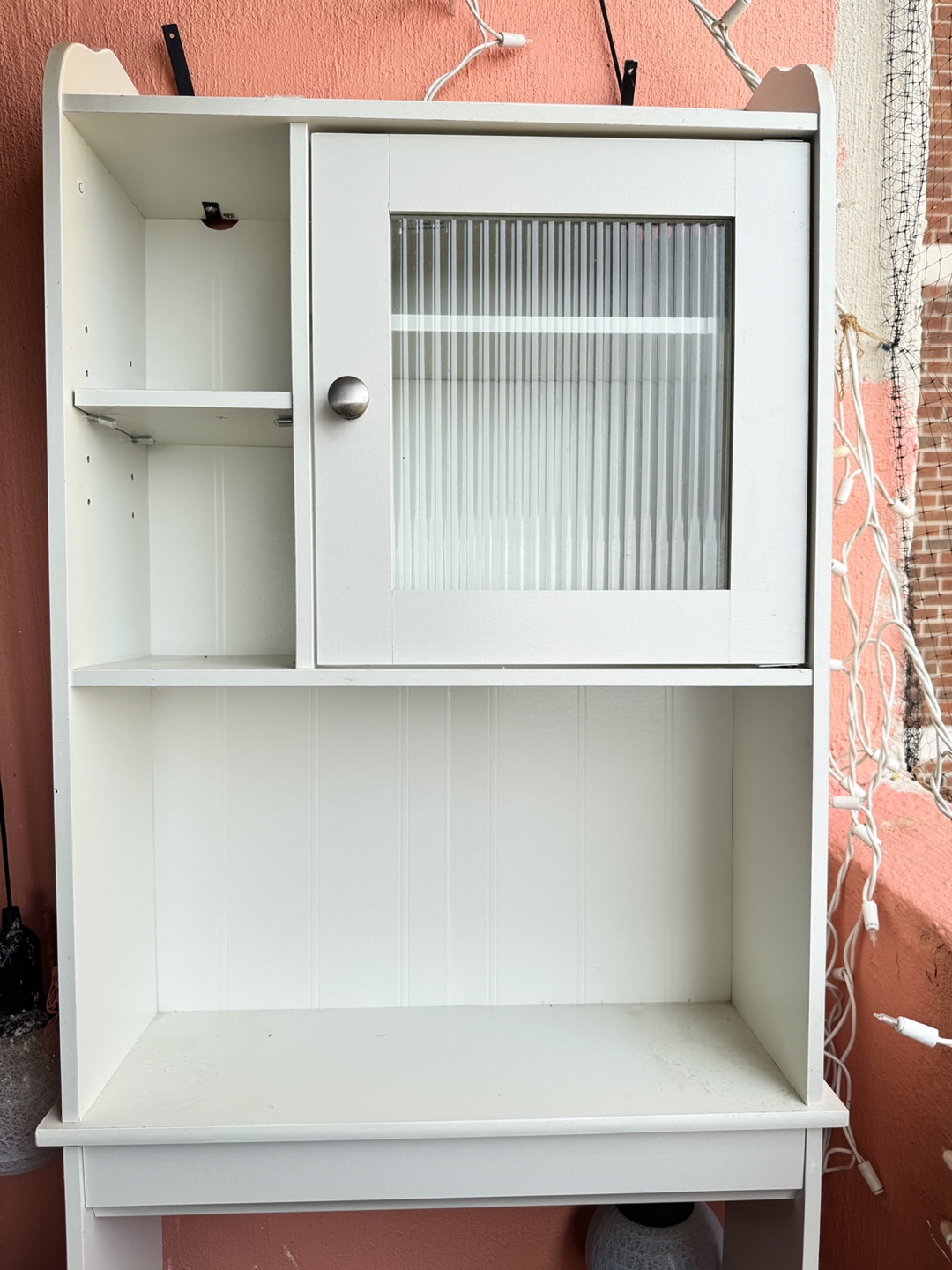 White Hutch Cabinet