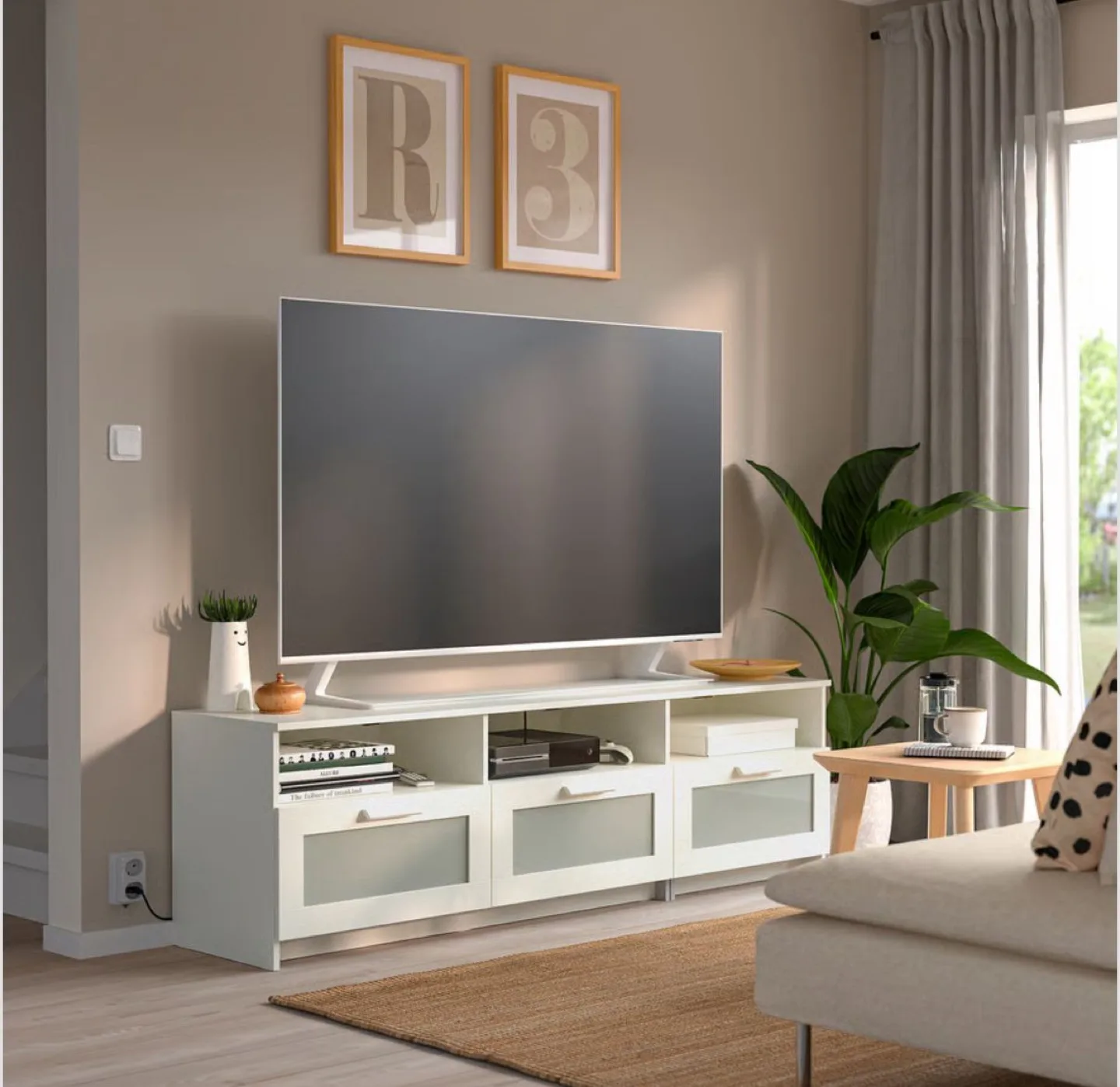 IKEA BESTA TV Unit - White thumbnail