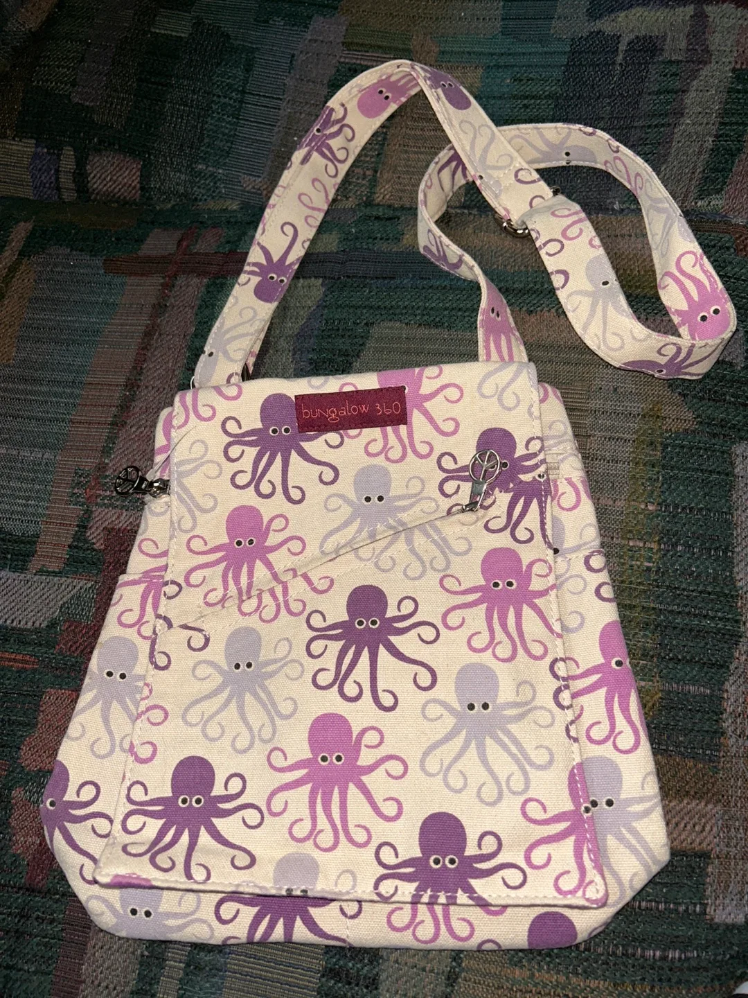 Bungalow 360 NEW Octopus Print Girl’s Crossbody Bag thumbnail