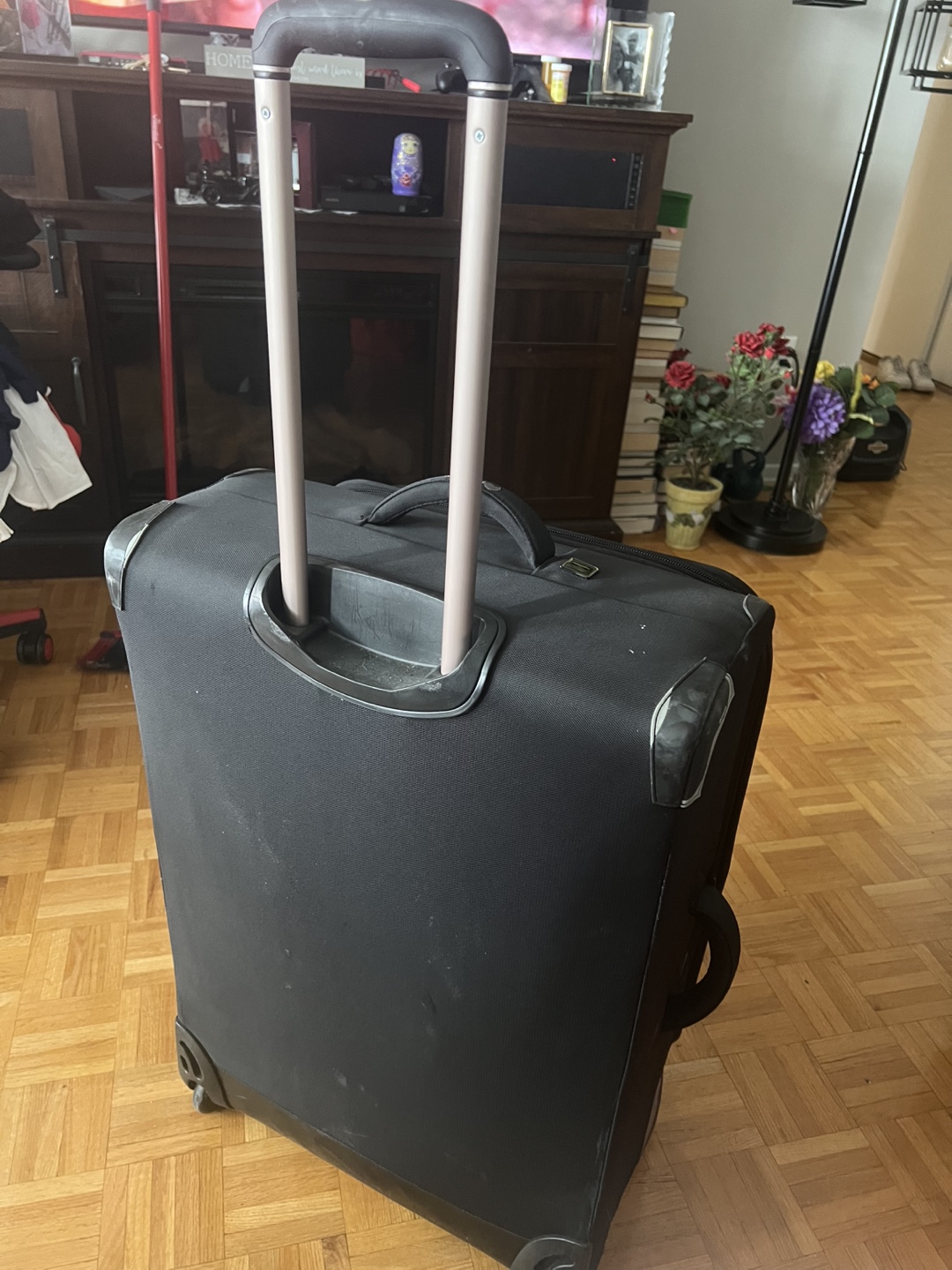 Delsey Black Rolling Suitcase