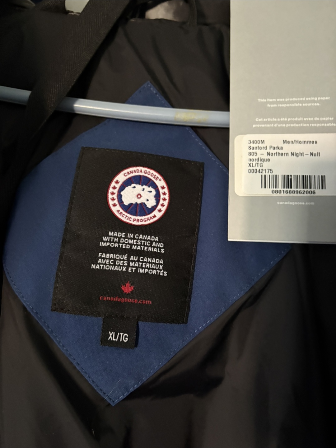 Canada Goose Sanford Parka - Northern Night - XL - photo 2