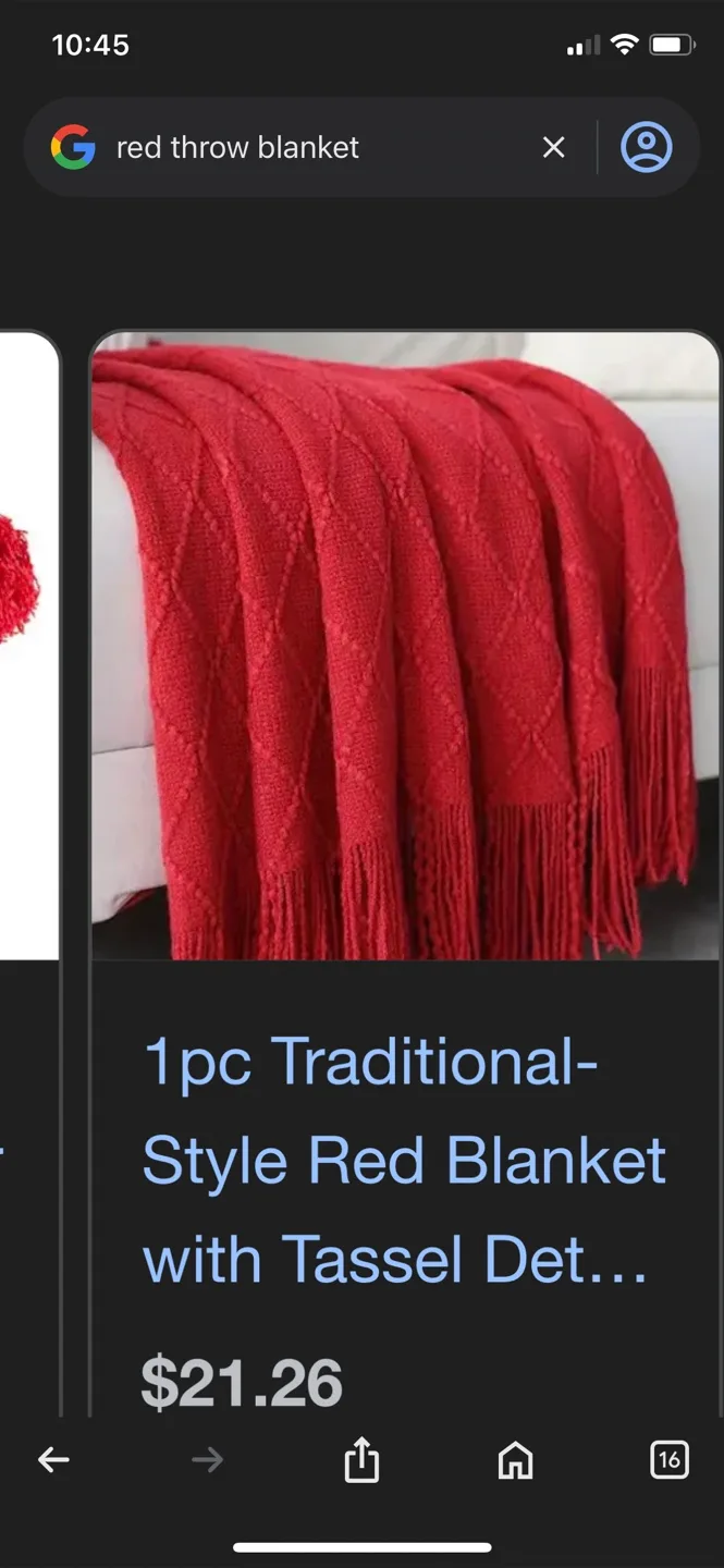 Soft Knit Throw Blanket with Tassels - Green and Grey Options image indicator(5)