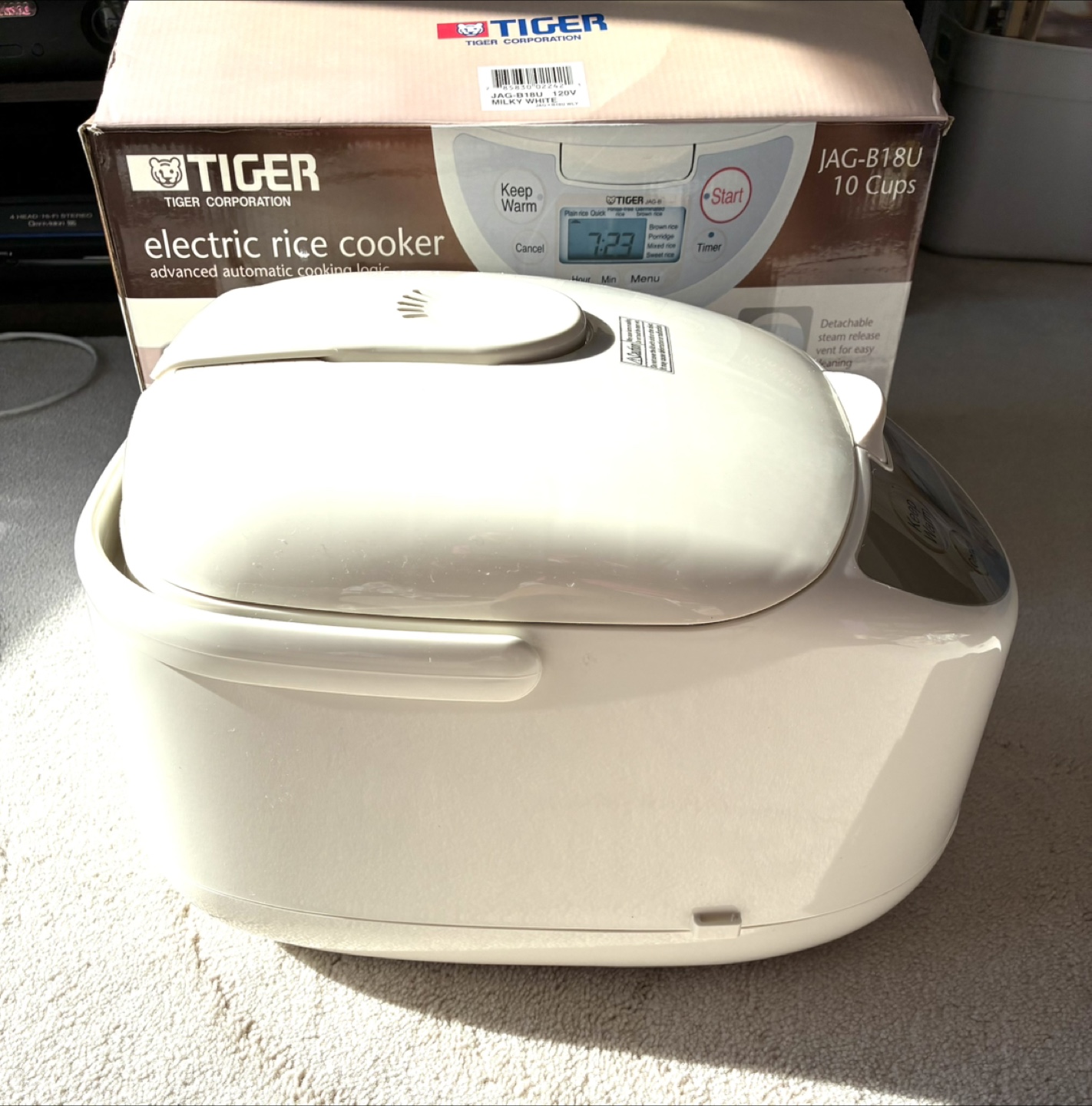 NEW Tiger ELECTRIC Rice Cooker -Advanced cooking, 10 Cups!! - photo 4