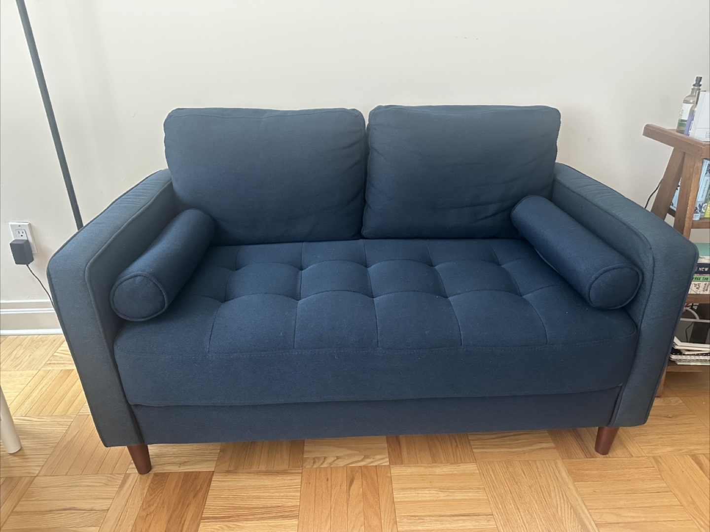 Blue Loveseat Sofa (52.4 in)