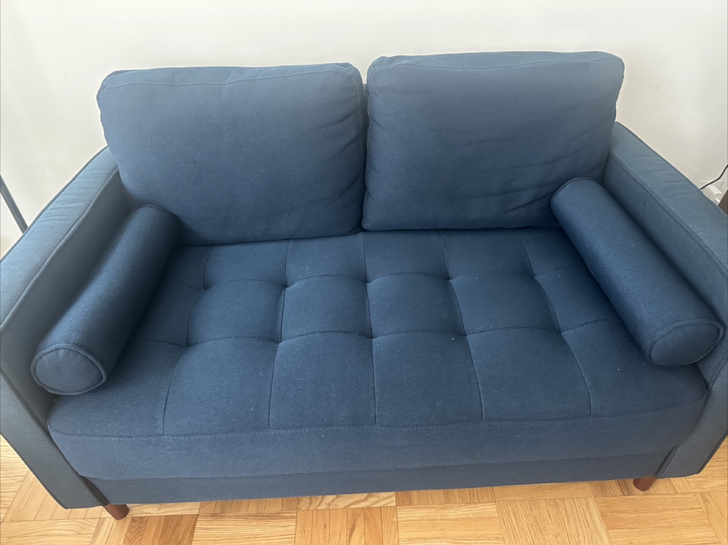 Blue Loveseat Sofa (52.4 in) - photo 2