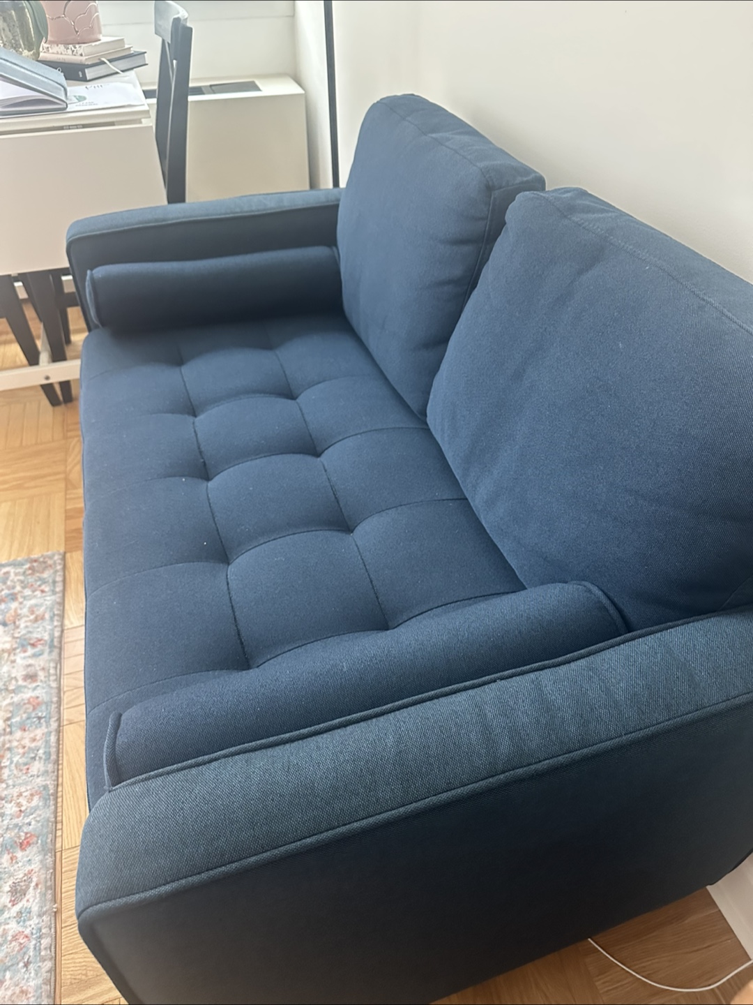 Blue Loveseat Sofa (52.4 in) - photo 3