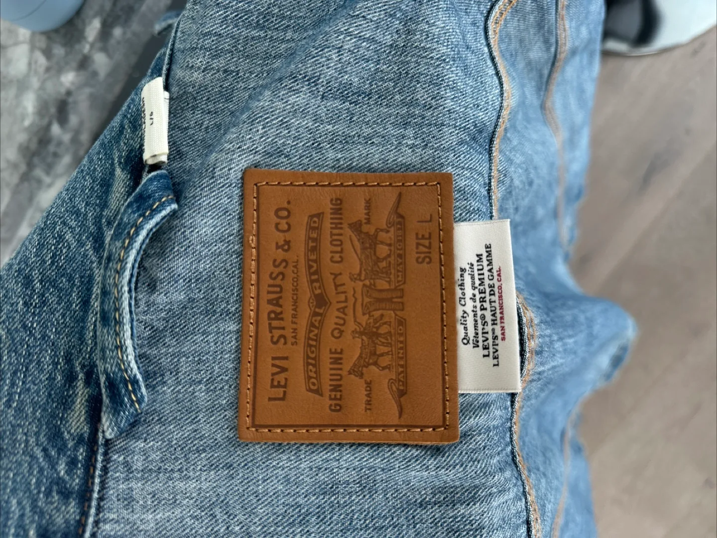 Levi Strauss & Co. Denim Jacket - Size L image indicator(3)