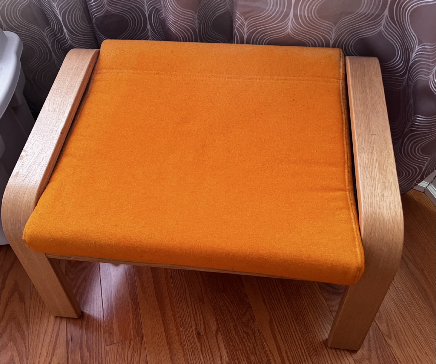 2 IKEA Strandmon Footstool - Orange - photo 2
