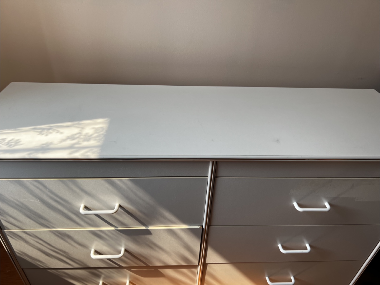 White Dresser with 6 Drawers - photo 3