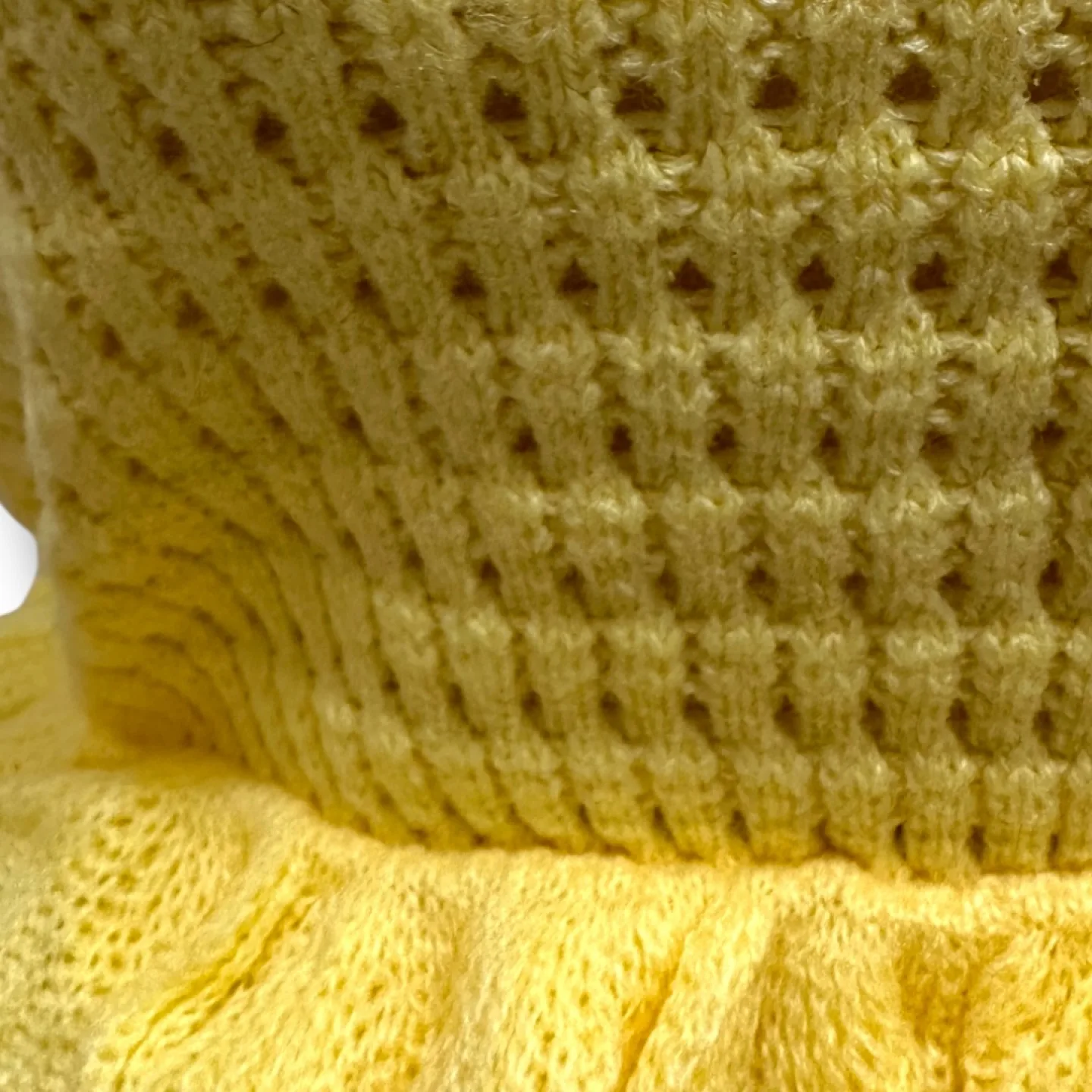 Set Yellow Knit Halter Top & Olive Green Ruched Skirt (XS/S) image indicator(7)