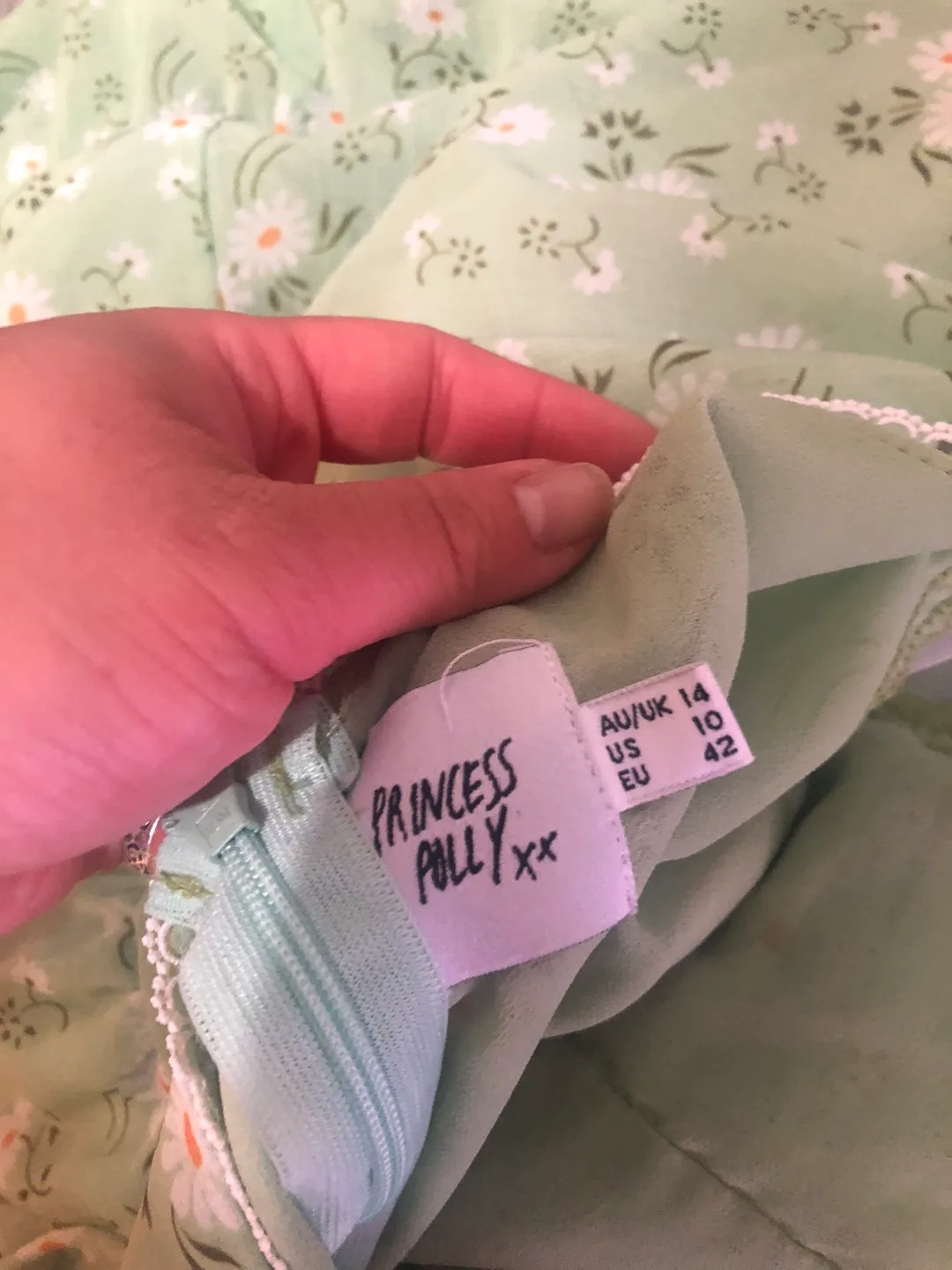 Princess Polly Floral Mini Dress (Size US 10) image indicator(4)