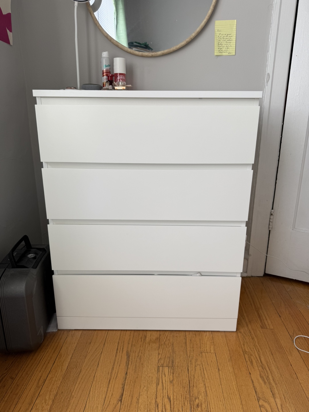 IKEA Malm 4-Drawer Chest - White - photo 2