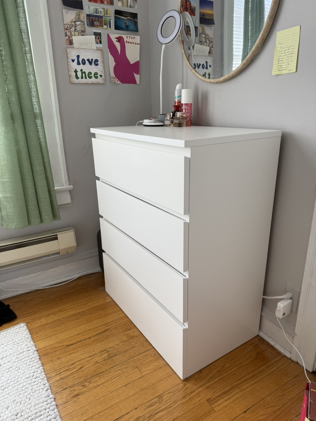 IKEA Malm 4-Drawer Chest - White