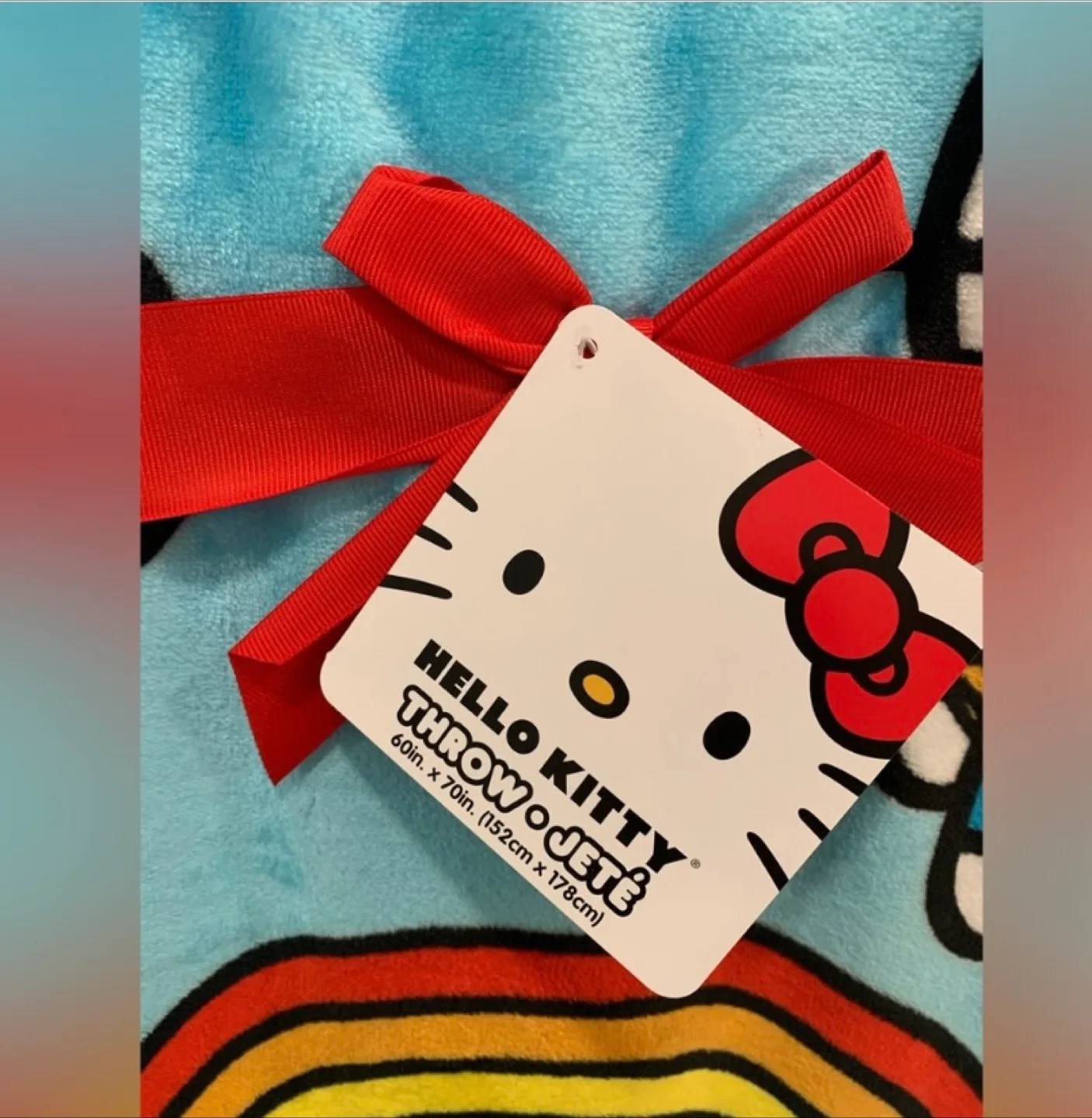 🌈 New Hello Kitty Throw Blanket - 60in x 70in🌈 image indicator(2)