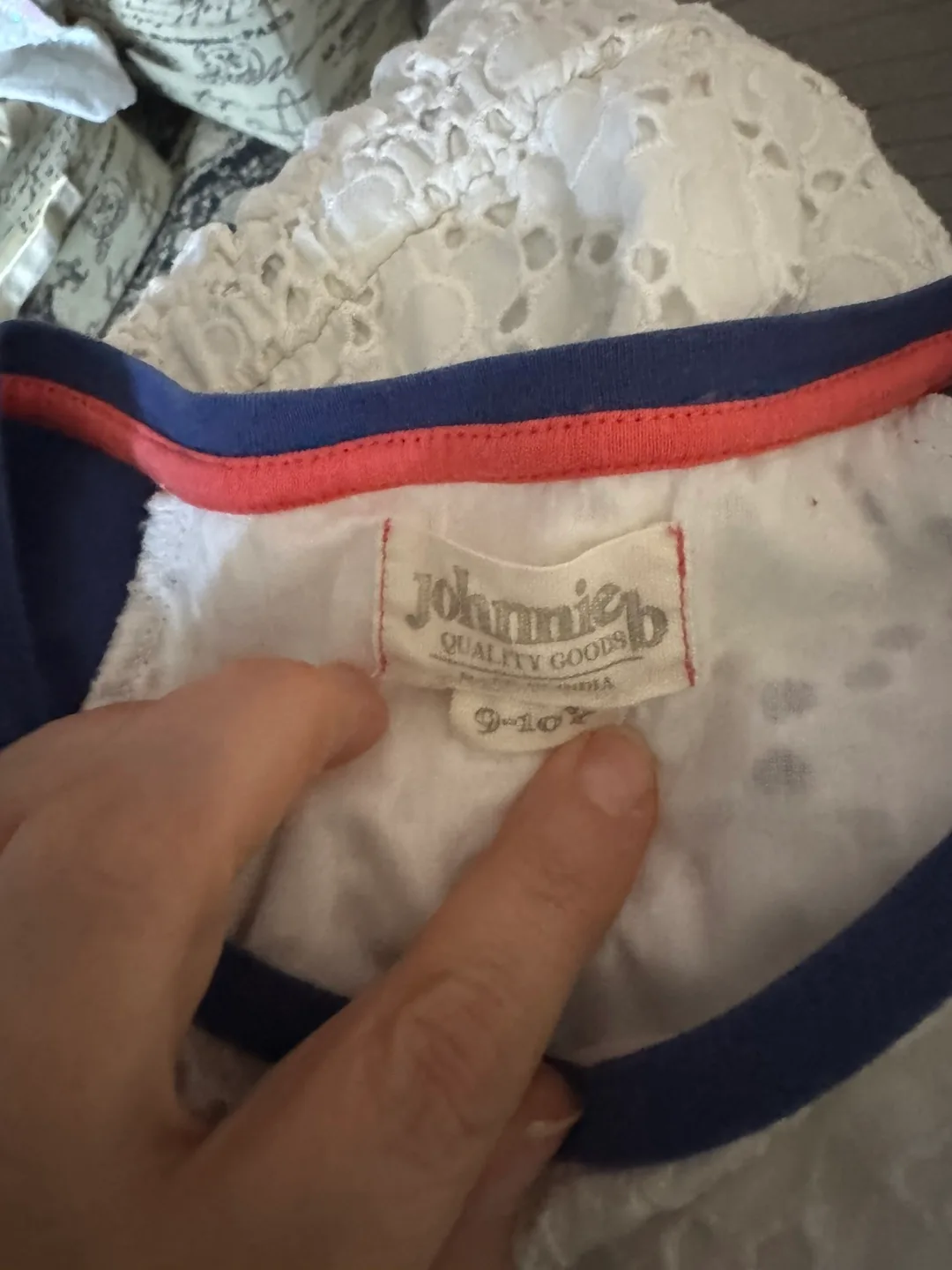 Johnnie b Girl's Dress Size 9-10 100% cotton image indicator(3)