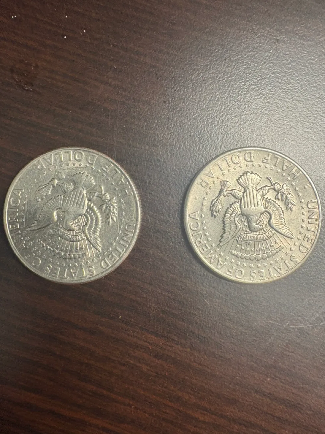 Two 1971 Kennedy Half Dollar Coins image indicator(2)