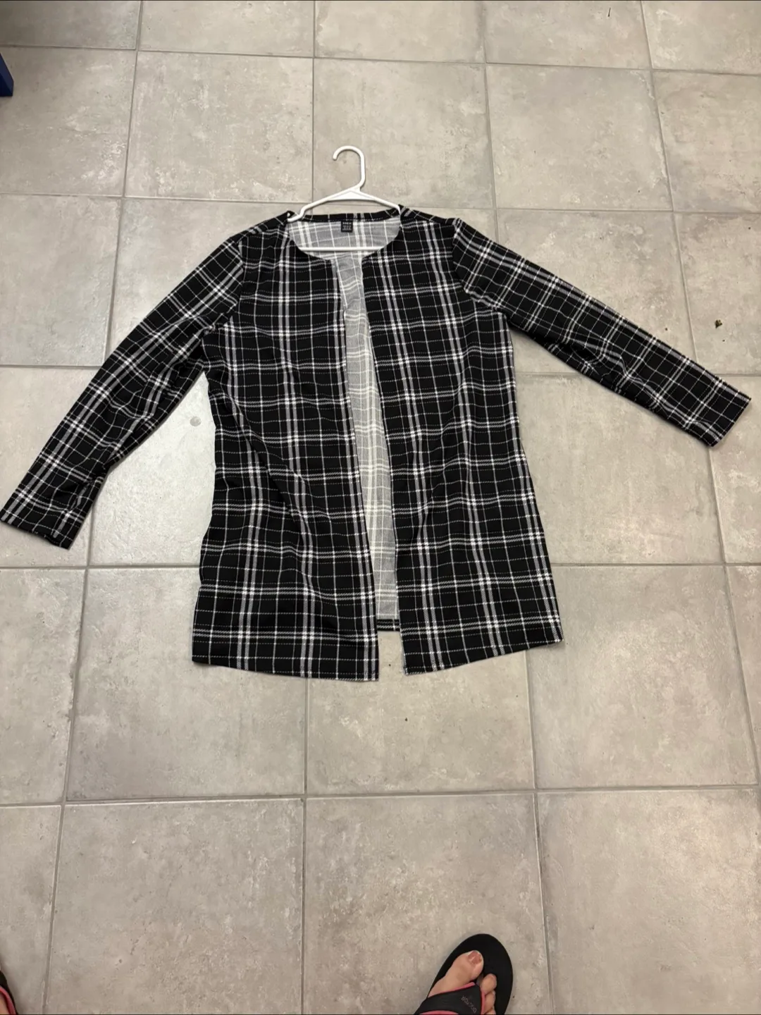 Shein Plaid Cardigan - Size XL(44 inches) thumbnail